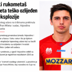 Hrvatski rukometaš Fran Mileta teško ozlijeđen nakon eksplozije